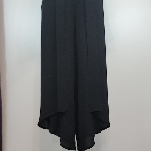 NUDE Deep V-neck Flowy Wide Leg Jumpsuit size L - Picture 3 of 9